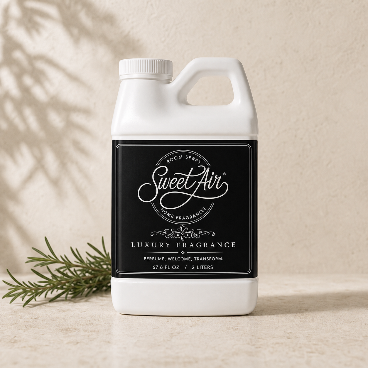 Sweet Air 2-liter refill jug with rosemary